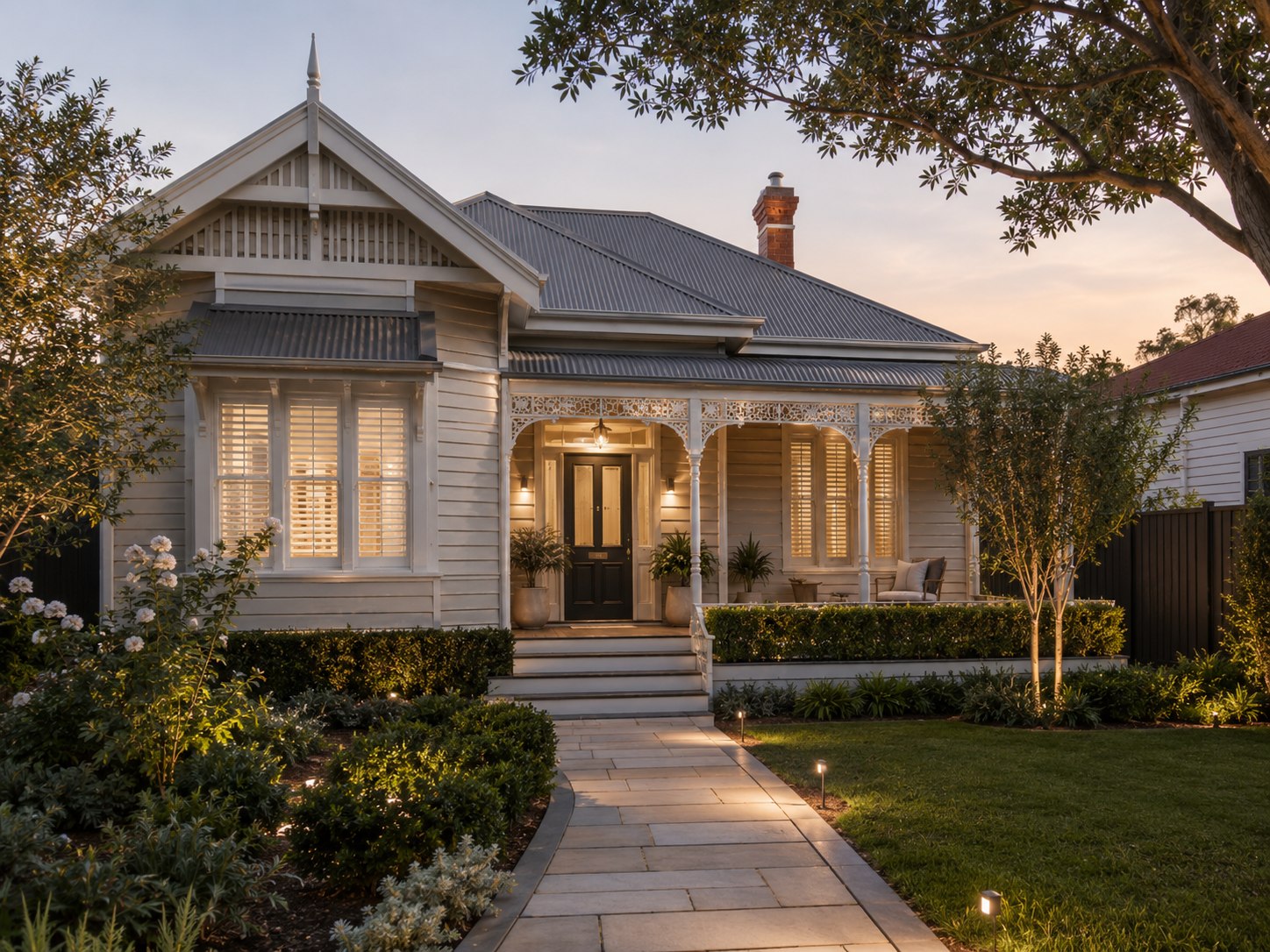 Edwardian home in the Hunter Valley — verandah and original detailing retained